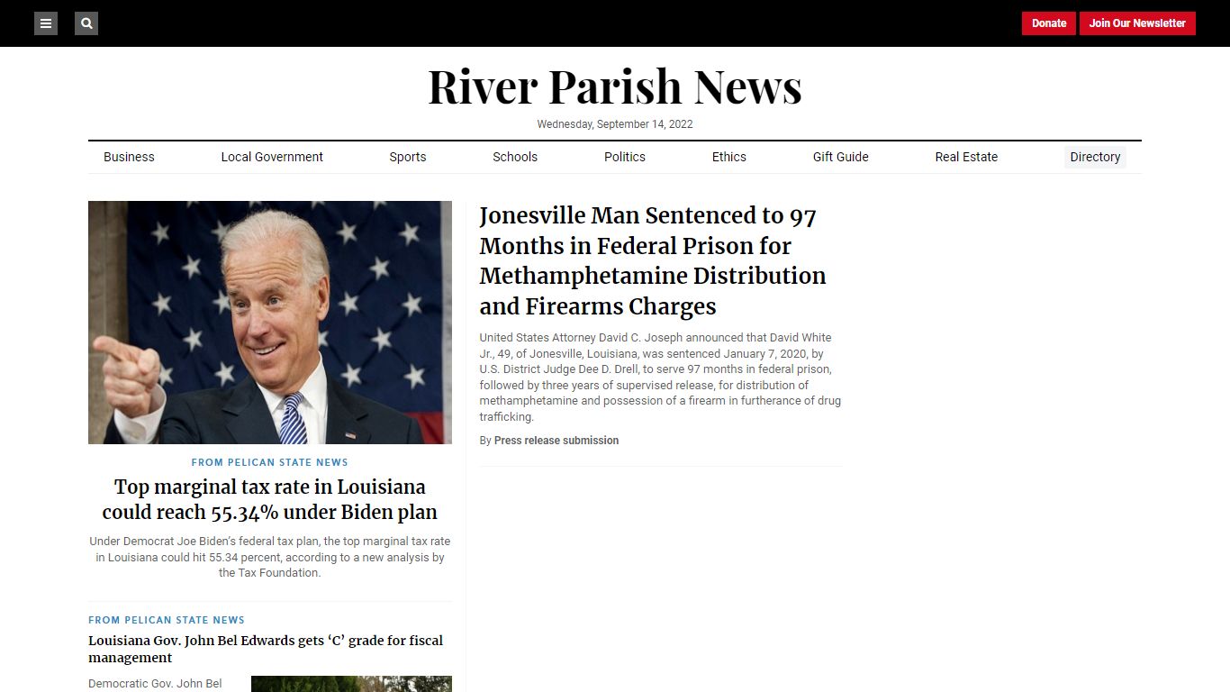 River Parish News